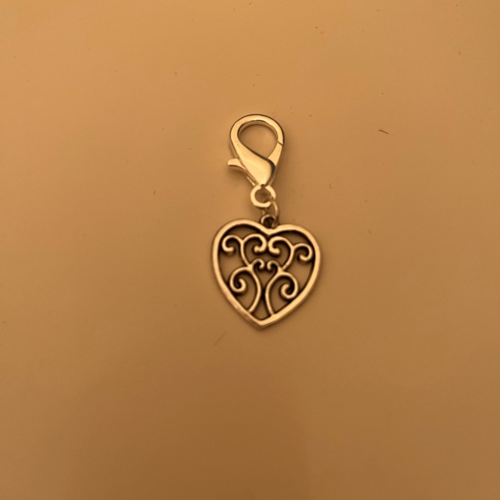 ❤️Silver heart pet charm